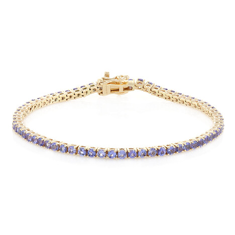 Gouden armband met tanzanieten (La Revelle)
