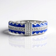 Anillo en plata con Zircón