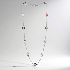 Collana in argento con Quarzo Limone