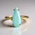 Anello in oro con Opale Paraiba (AMAYANI)
