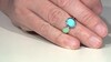 Anillo en plata con Turquesa bella durmiente (KM by Juwelo)