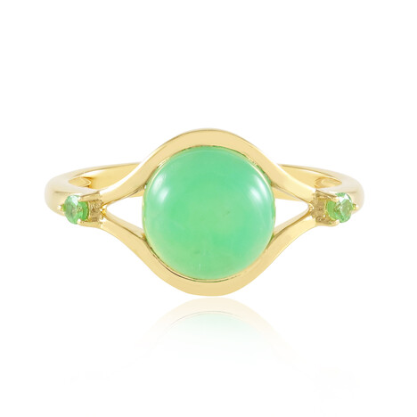 Chrysopras-Silberring (KM by Juwelo)