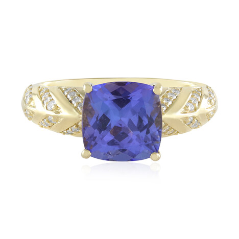 Anillo en oro con Tanzanita AAA (de Melo)