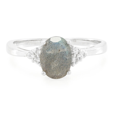 Anello in argento con Labradorite