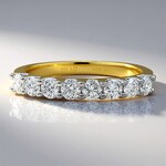 Anello in oro con Diamante SI1 (G) (Annette)