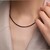 Collar en plata con Espinela negra