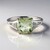 Anello in argento con Ametista Verde