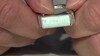Anillo en plata con Larimar