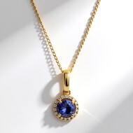 Collier en or et Tanzanite AAA (CIRARI)