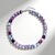 Collana in argento con Fluorite Bicolore