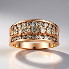 Anello in oro con Diamante Rose de France SI1 di Argyle