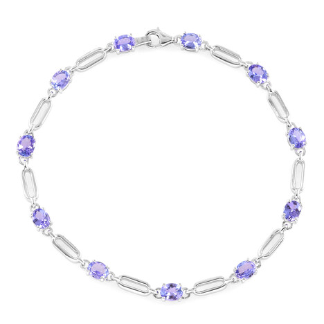 Bracelet en argent et Tanzanite