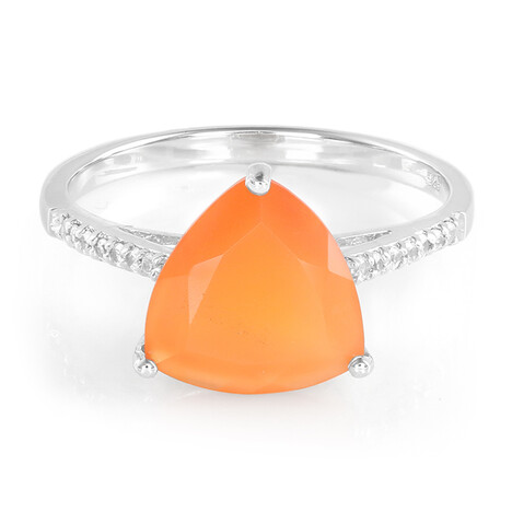 Anello in argento con Corniola