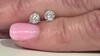 Pendientes en oro con Diamante SI2 (H) (CIRARI)