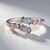 Anello in argento con Labradorite rosa Maniry