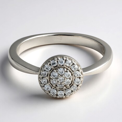 Anello in argento con Zircone