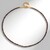 Collana in argento con Diamante Rosso