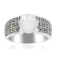 Regenbogen-Mondstein-Silberring (Annette classic)