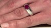 Anillo en plata con Rubí de Madagascar