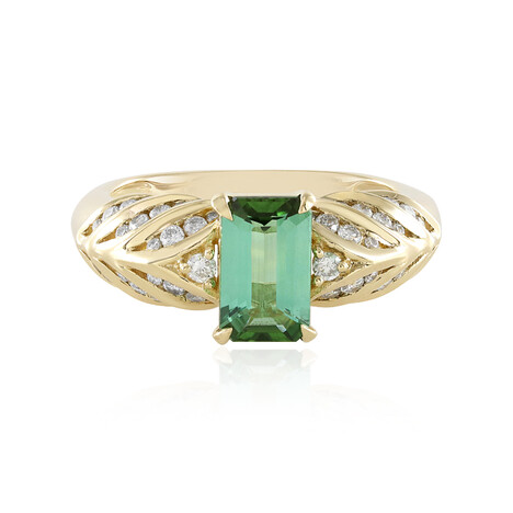 Anello in oro con Tormalina Brasiliana (de Melo)