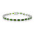 Russischer Diopsid-Silberarmband