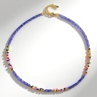 Collar en plata con Tanzanita (Riya)