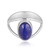 Anillo en plata con Lapislázuli (Bali Barong)