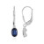 Boucles d'oreilles en argent et Kyanite du Népal