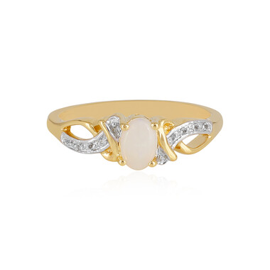 Australischer Opal-Silberring