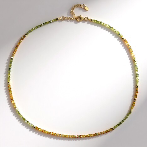 Collana in argento con Diamante Giallo (Riya)