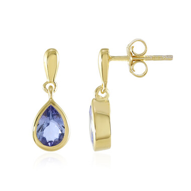 Pendientes en plata con Tanzanita