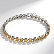 Bracelet en argent et Citrine