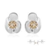 Pendientes en plata con Topacio imperial de Ouro Preto (Pallanova)