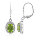 Pendientes en plata con Peridoto de Birmania