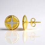 Orecchini in argento con Diamante I1 (G) (Annette)