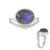 Zilveren ring met een Blauwe Minary Labradoriet (KM by Juwelo)