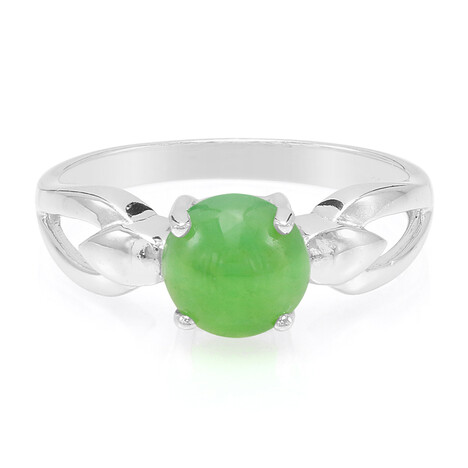 Kaiserlicher Chrysopras-Silberring