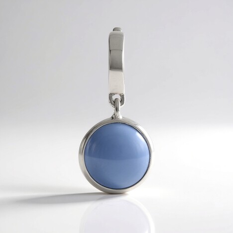 Ciondolo in argento con Opale Blu