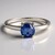 Anello in argento con Fluorite Cangiante