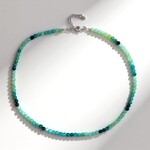 Collana in argento con Grandidierite