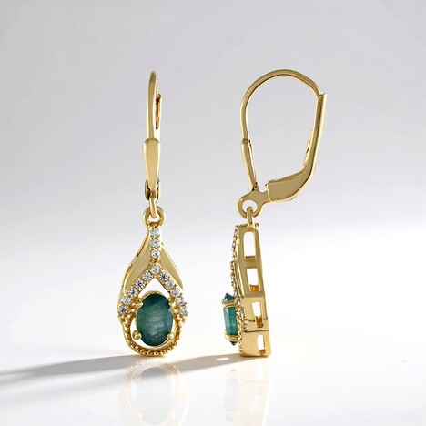 Orecchini in argento con Grandidierite
