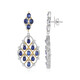 Orecchini in argento con Cianite (Dallas Prince Designs)
