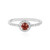 Pink Zircon Silver Ring (MONOSONO COLLECTION)