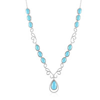 Collana in argento con Turchese Sleeping Beauty