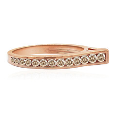 Anello in oro con Diamante Rose de France SI1 di Argyle