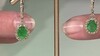 Pendientes en oro con Esmeralda de Zambia AAA (CIRARI)