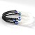 Bracciale in acciaio con Spinello Nero (Riya)