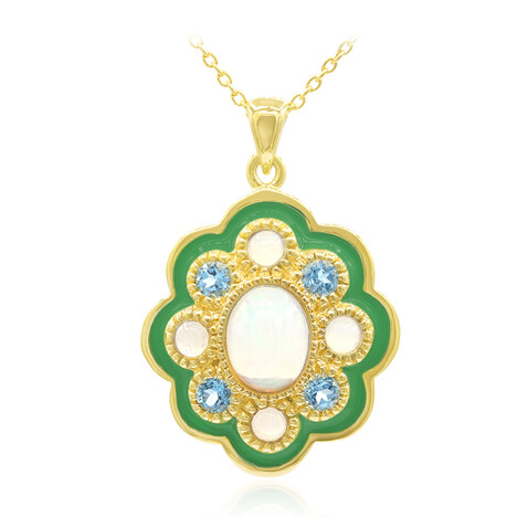 Collana in argento con Opale di Welo