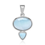 Larimar Silver Pendant