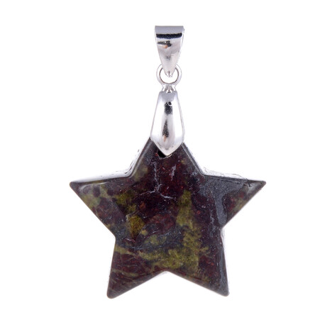 Drachen-Jaspis-Silberanhänger